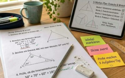 Mathe-Noten verbessern in 4 Wochen: Realistischer Lernplan